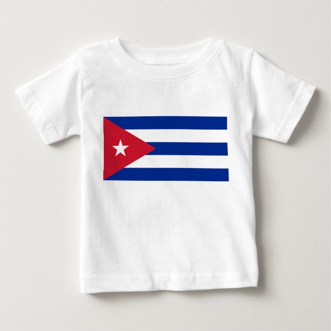 Flagge Kubas Baby T-shirt (Vorderseite)