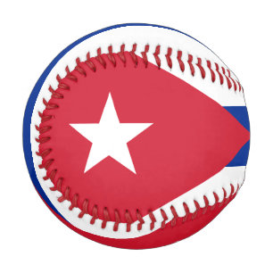 Flagge Kubas-Baseballs Baseball