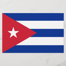 Flagge Kubas Briefpapier