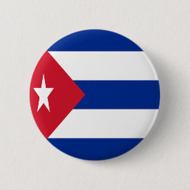 Flagge Kubas Button