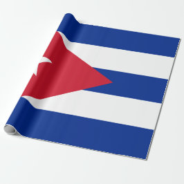 Flagge Kubas Geschenkpapier