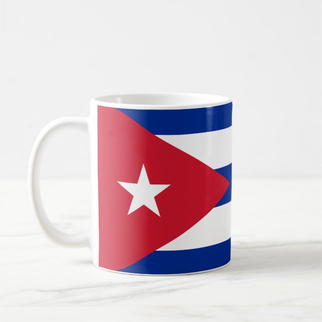 Flagge Kubas (Kubaner) Kaffeetasse (Links)