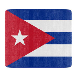Flagge Kubas Schneidebrett