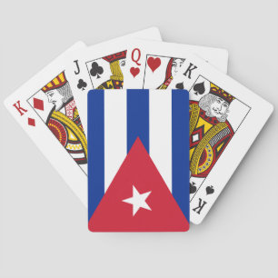 Flagge Kubas Spielkarten