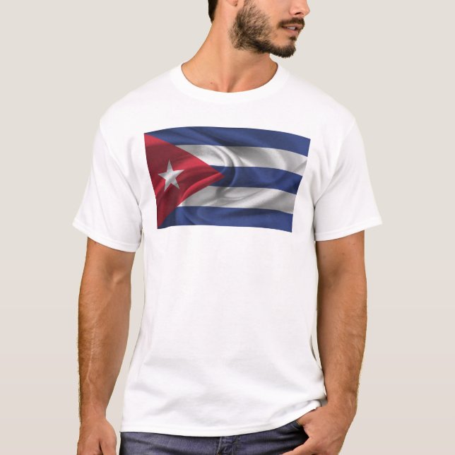 Flagge Kubas T-Shirt (Vorderseite)