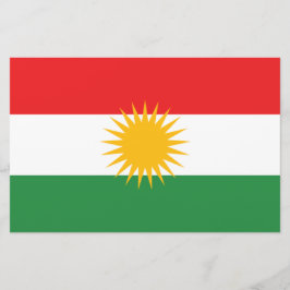 Flagge Kurdistans Briefpapier