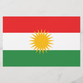 Flagge Kurdistans Briefpapier
