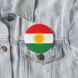 Flagge Kurdistans Button