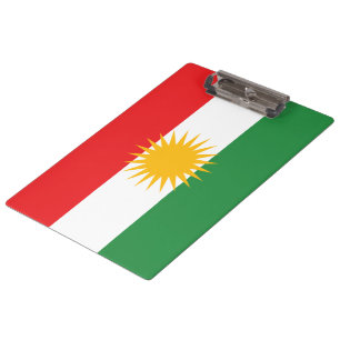 Flagge Kurdistans Klemmbrett