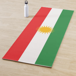 Flagge Kurdistans (Kurdisch) Yogamatte