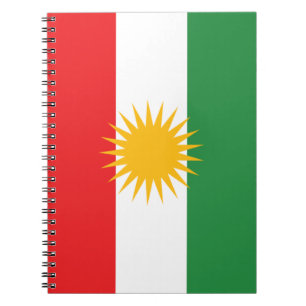 Flagge Kurdistans Notizblock
