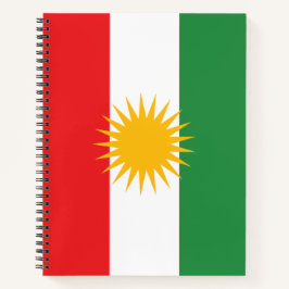 Flagge Kurdistans Notizbuch