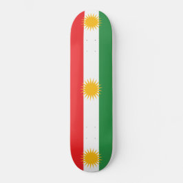 Flagge Kurdistans Skateboard