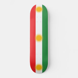 Flagge Kurdistans Skateboard