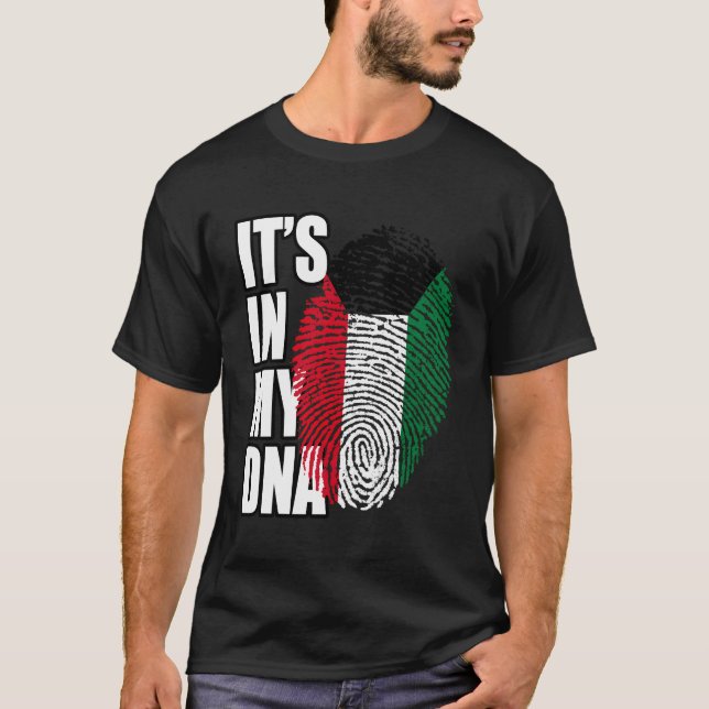 Flagge Kuwaiti Heritage DNA T-Shirt (Vorderseite)