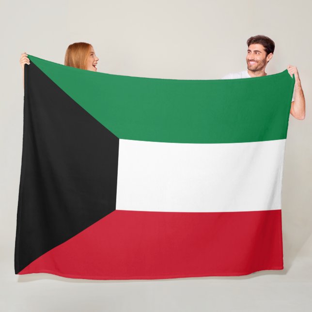 Flagge Kuwaits Fleecedecke (Beispiel)