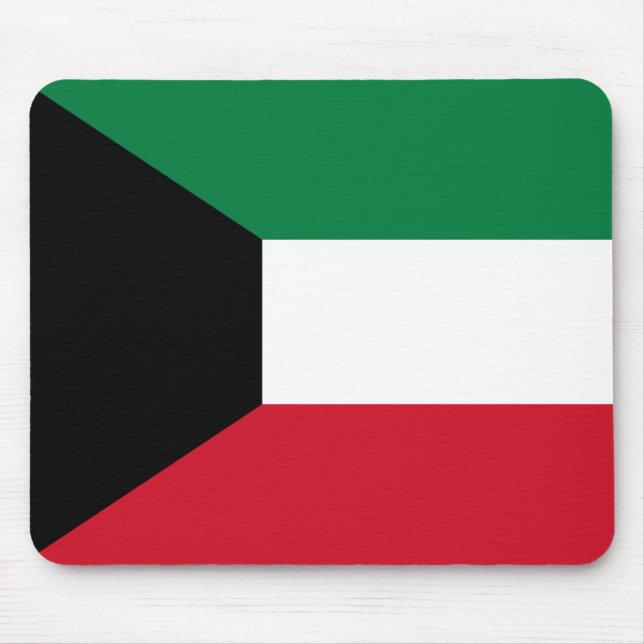 Flagge Kuwaits Mousepad (Vorne)