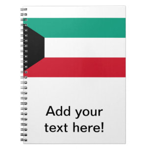 Flagge Kuwaits Notizblock