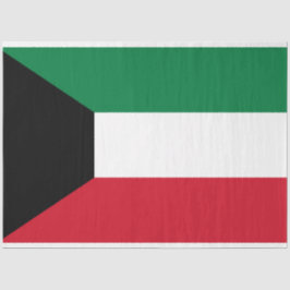 Flagge Kuwaits Seidenpapier