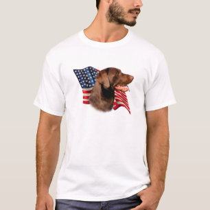 Flagge Labrador retrievers (Schokolade) T-Shirt