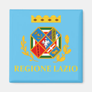 Flagge Latiums (Italien) Magnet