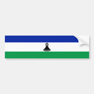 Flagge Lesothos Autoaufkleber