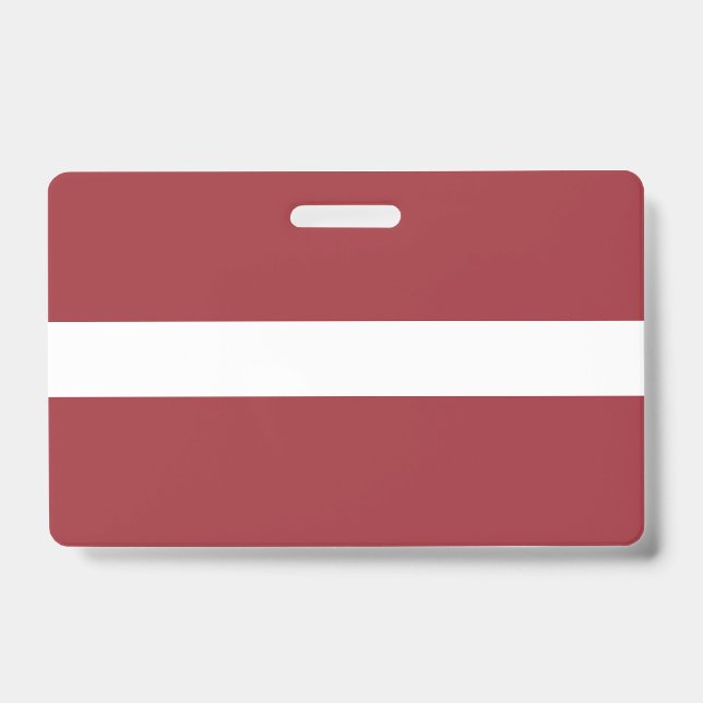 Flagge Lettlands Ausweis (Vorderseite)