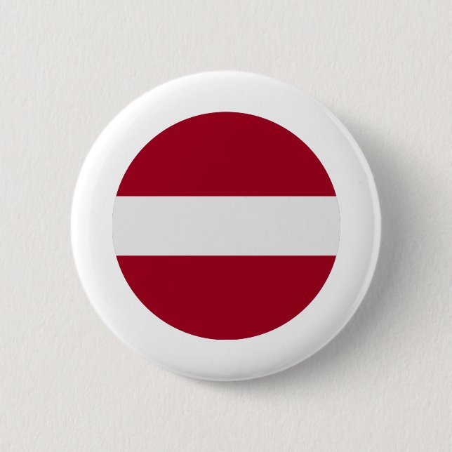 Flagge Lettlands Button (Vorderseite)