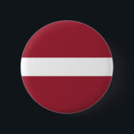 Flagge Lettlands Button<br><div class="desc">Patriotische Flagge Lettlands.</div>