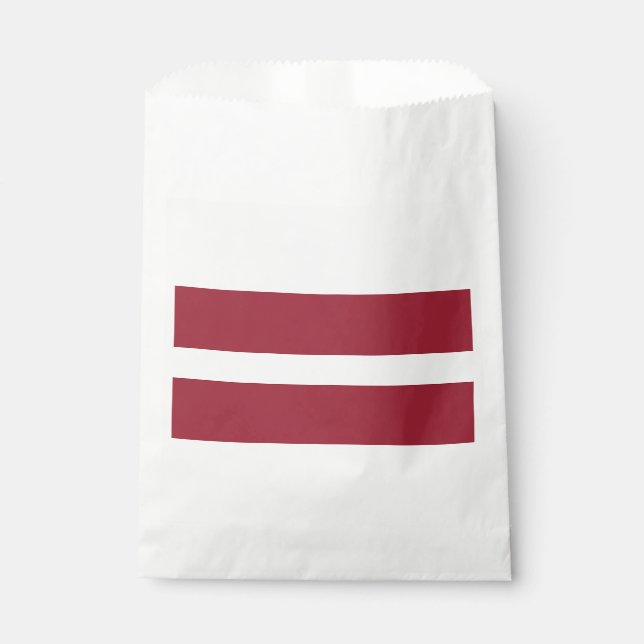 Flagge Lettlands Geschenktütchen (Vorderseite)