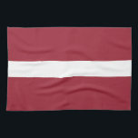 Flagge Lettlands Geschirrtuch<br><div class="desc">Patriotische Flagge Lettlands.</div>