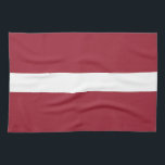 Flagge Lettlands Geschirrtuch<br><div class="desc">Patriotische Flagge Lettlands.</div>