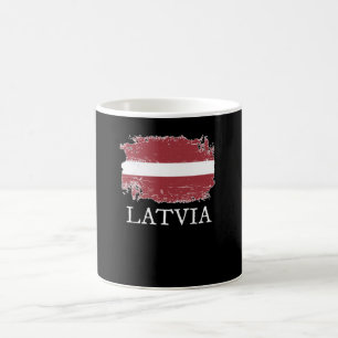 Flagge Lettlands Kaffeetasse