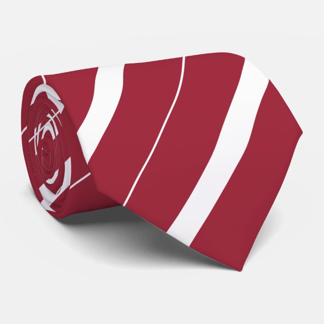 Flagge Lettlands Krawatte (Gerollt)