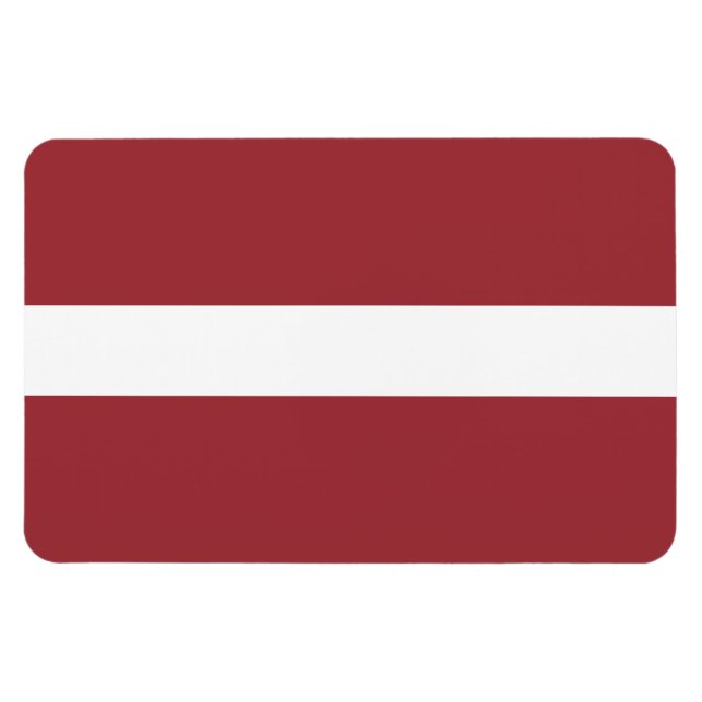Flagge Lettlands Magnet (Horizontal)