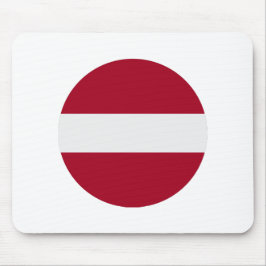 Flagge Lettlands Mousepad