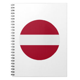 Flagge Lettlands Notizblock