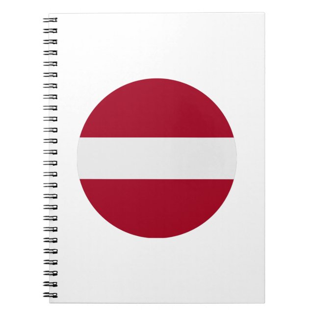 Flagge Lettlands Notizblock (Vorderseite)