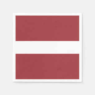 Flagge Lettlands Papier Napkins Serviette