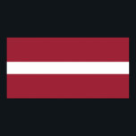 Flagge Lettlands Poster<br><div class="desc">Patriotische Flagge Lettlands.</div>