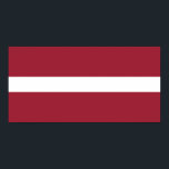 Flagge Lettlands Poster<br><div class="desc">Patriotische Flagge Lettlands.</div>