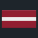 Flagge Lettlands Poster<br><div class="desc">Patriotische Flagge Lettlands.</div>