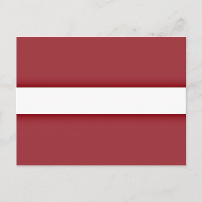Flagge Lettlands Postkarte (Vorderseite)