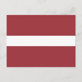 Flagge Lettlands Postkarte