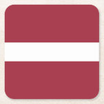 Flagge Lettlands Rechteckiger Pappuntersetzer<br><div class="desc">Patriotische Flagge Lettlands.</div>