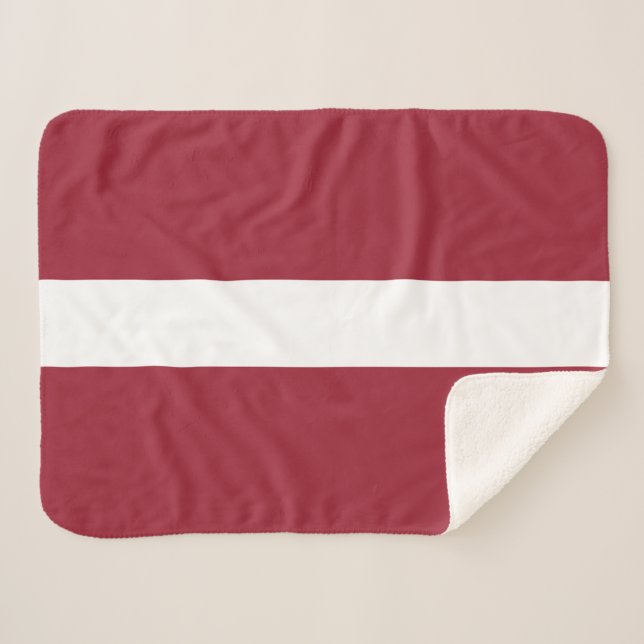 Flagge Lettlands Sherpadecke (Vorderseite (Horizontal))