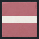 Flagge Lettlands Steinuntersetzer<br><div class="desc">Patriotische Flagge Lettlands.</div>