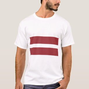 Flagge Lettlands T-Shirt