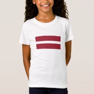 Flagge Lettlands T-Shirt