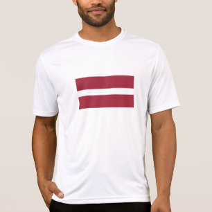 Flagge Lettlands T-Shirt